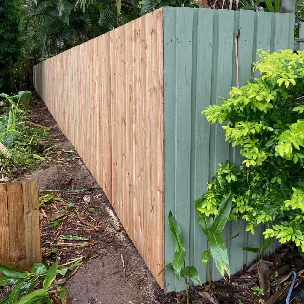 Fence Replacement installed by BJ Works in Cairns